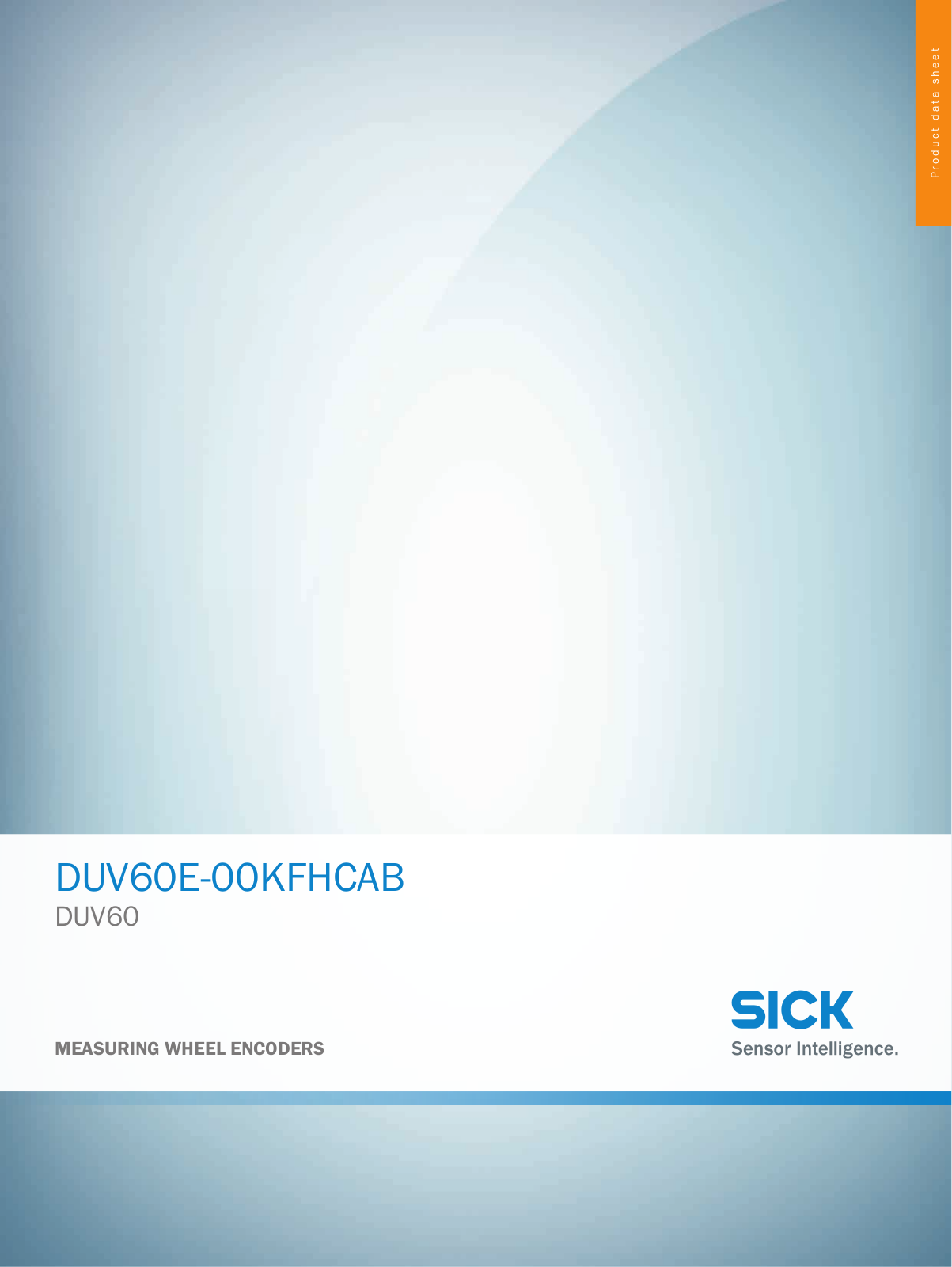 Sick DUV60E-00KFHCAB Data Sheet