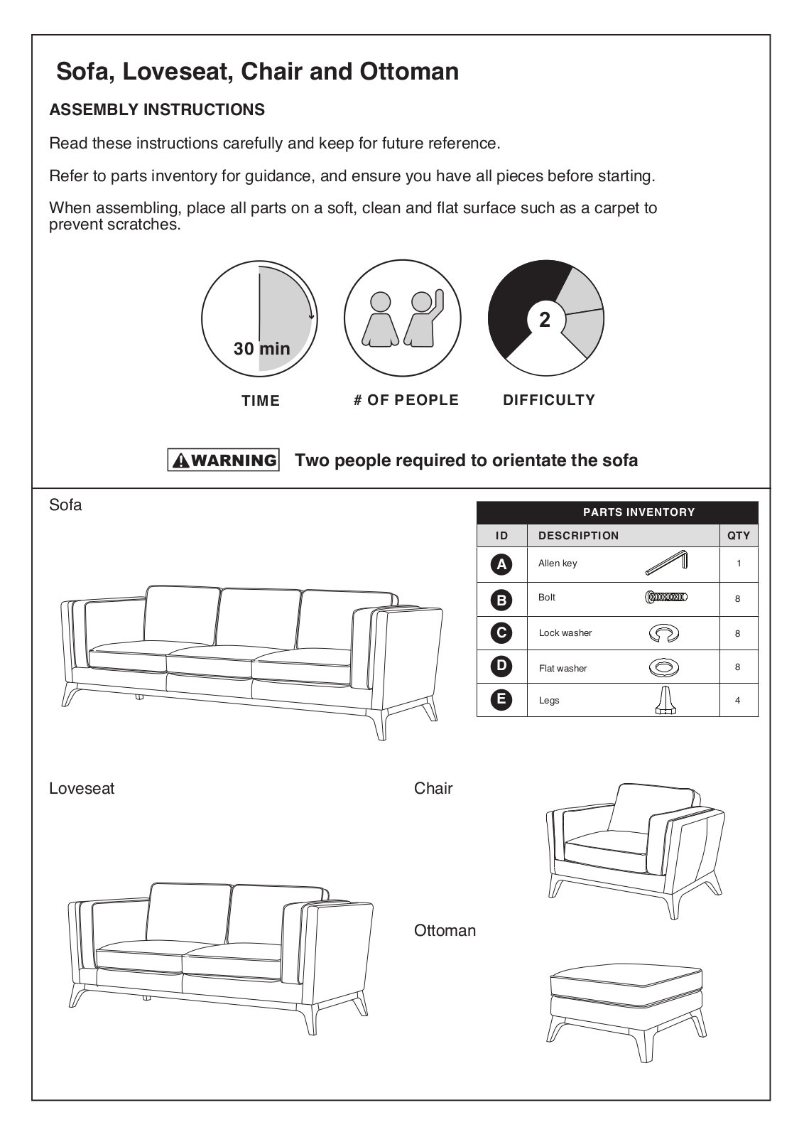 AllModern W002761213 Installation & Assembly - ManualMachine.com