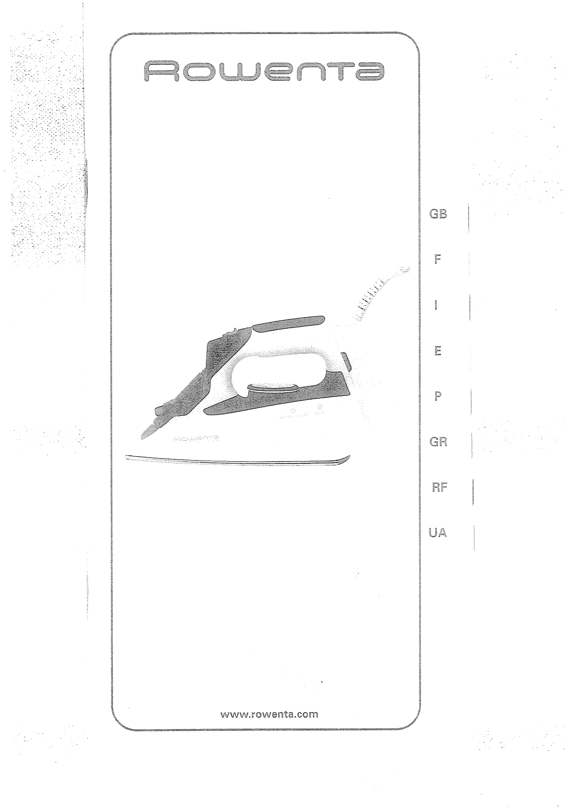 Rowenta DZ-2010 D1 User manual