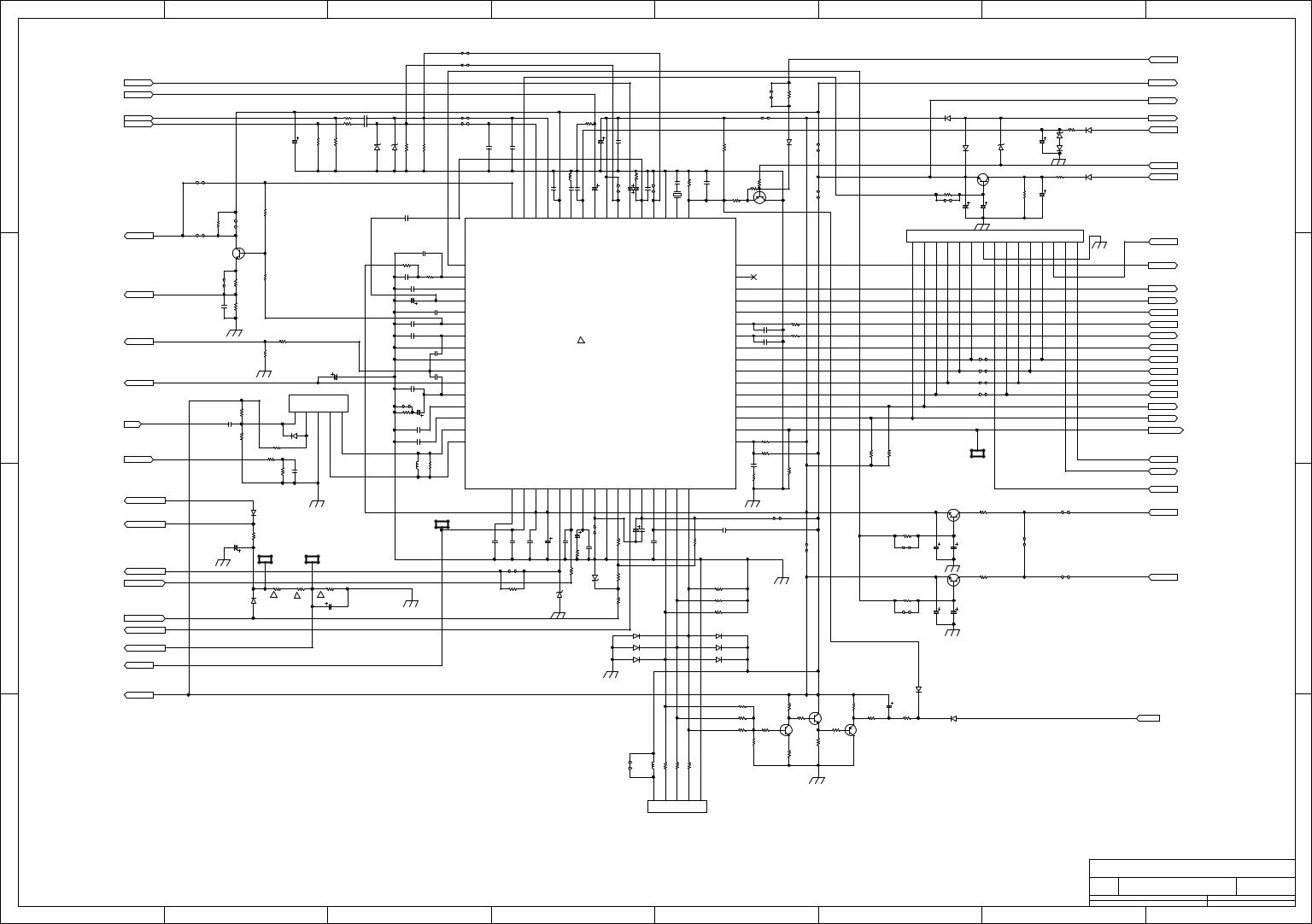 Hitachi 21-TF651(641), 21-TF751(TF571) Schematic