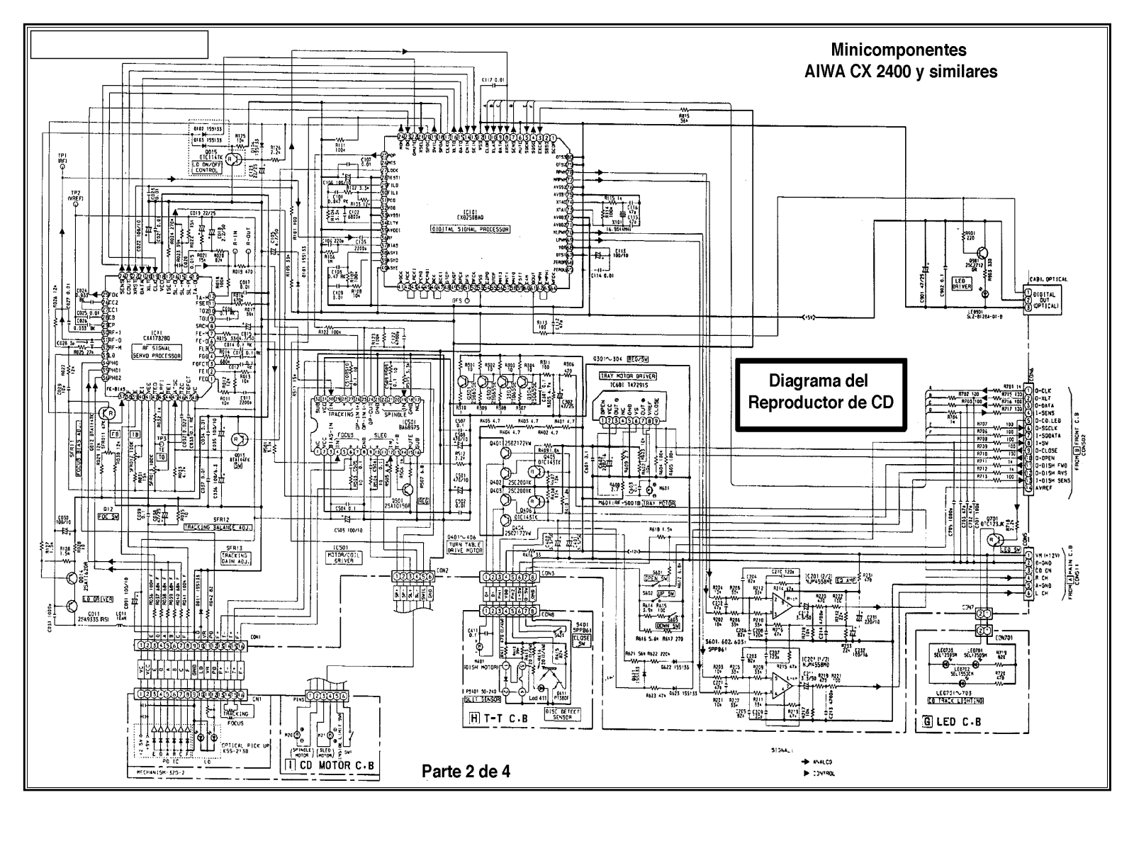 Aiwa CX2400 Schematic - ManualMachine.com