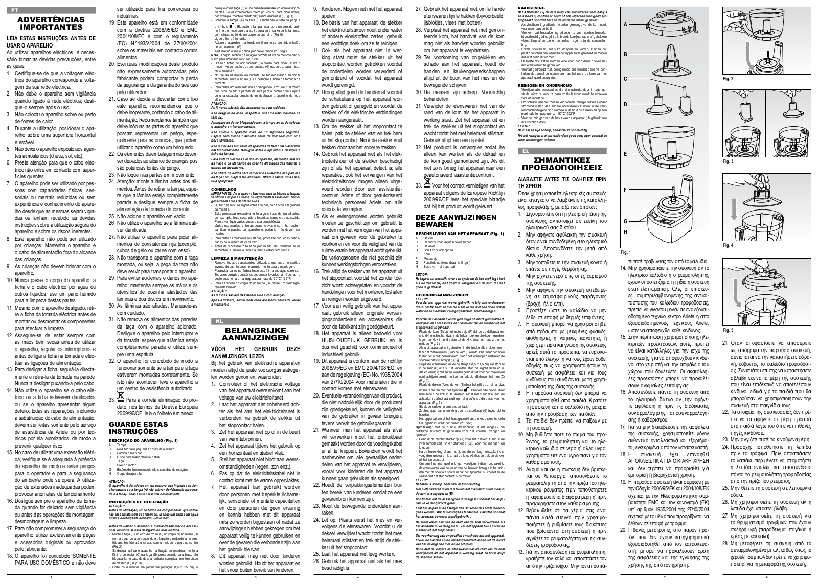 Ariete 1767 User Manual