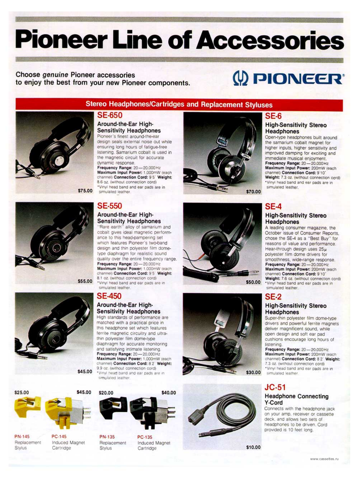 Pioneer 1981 Catalog
