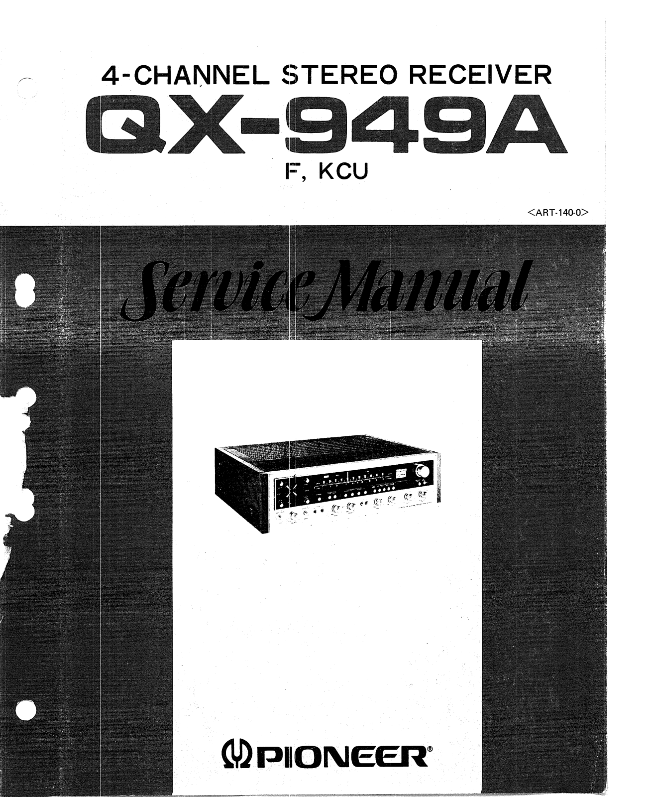 Pioneer QX-949-A Service manual