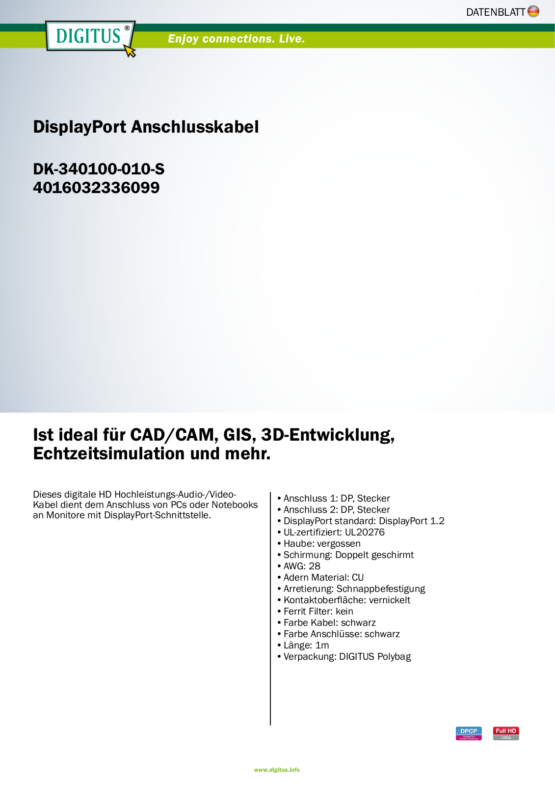 Digitus AK-340200-020-S, DK-340200-020-S User Manual