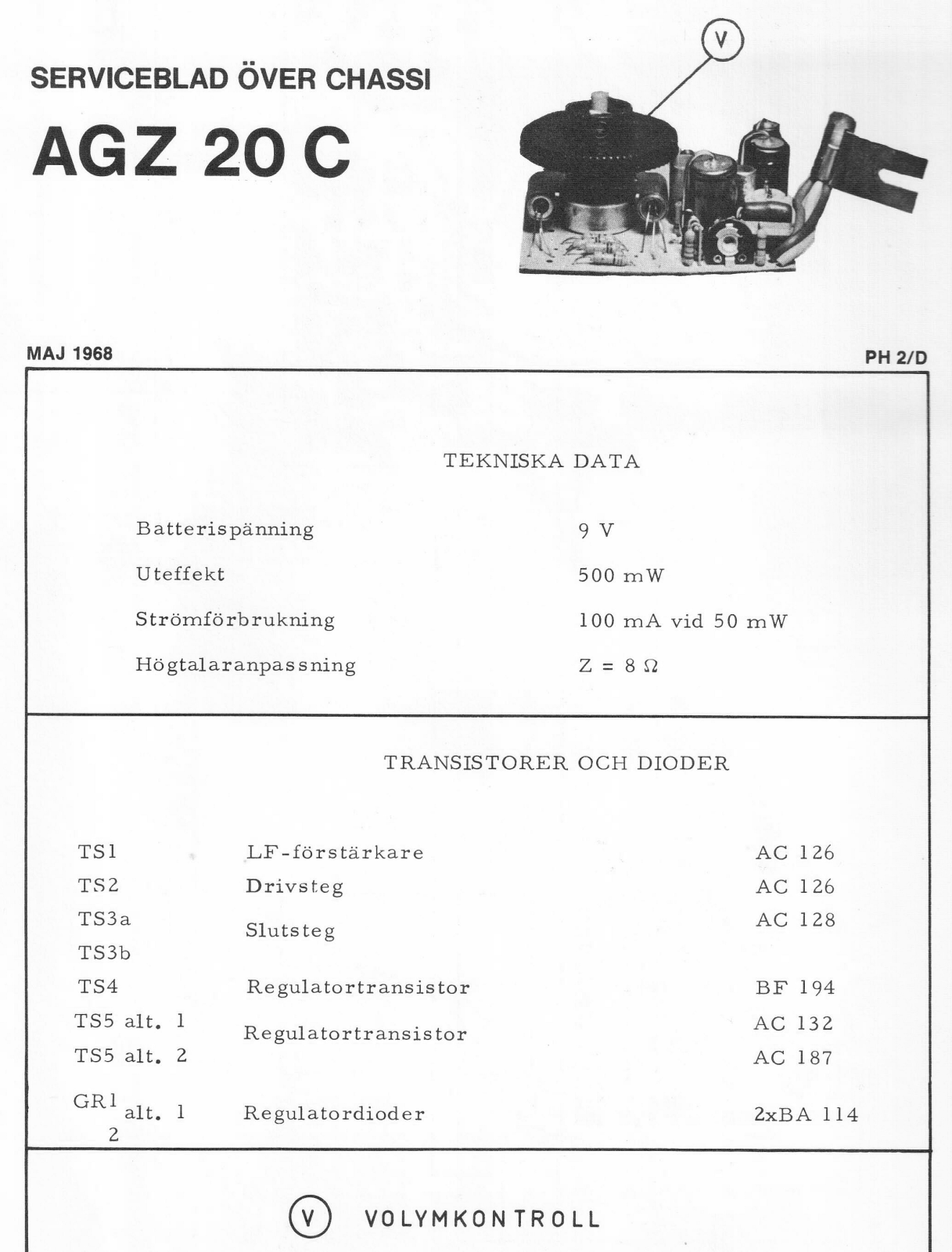 Philips AGZ20c Schematic - ManualMachine.com