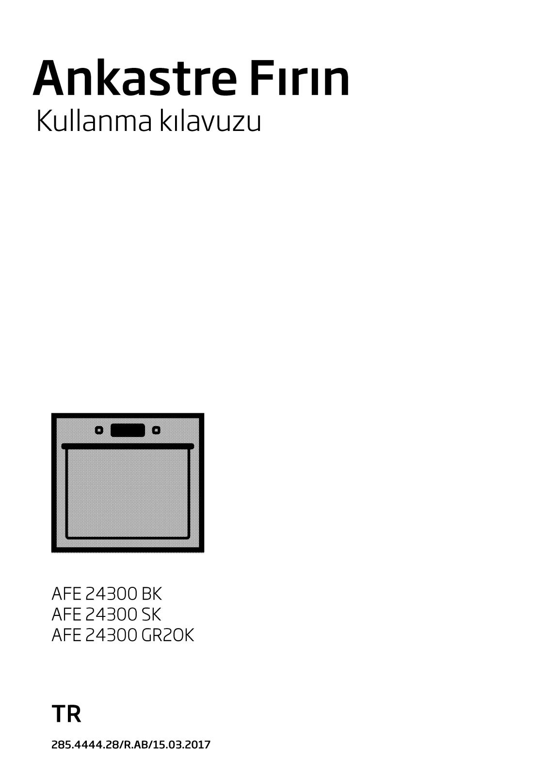 Beko AFE24300BK, AFE24300SK, AFE24300GR20K User manual