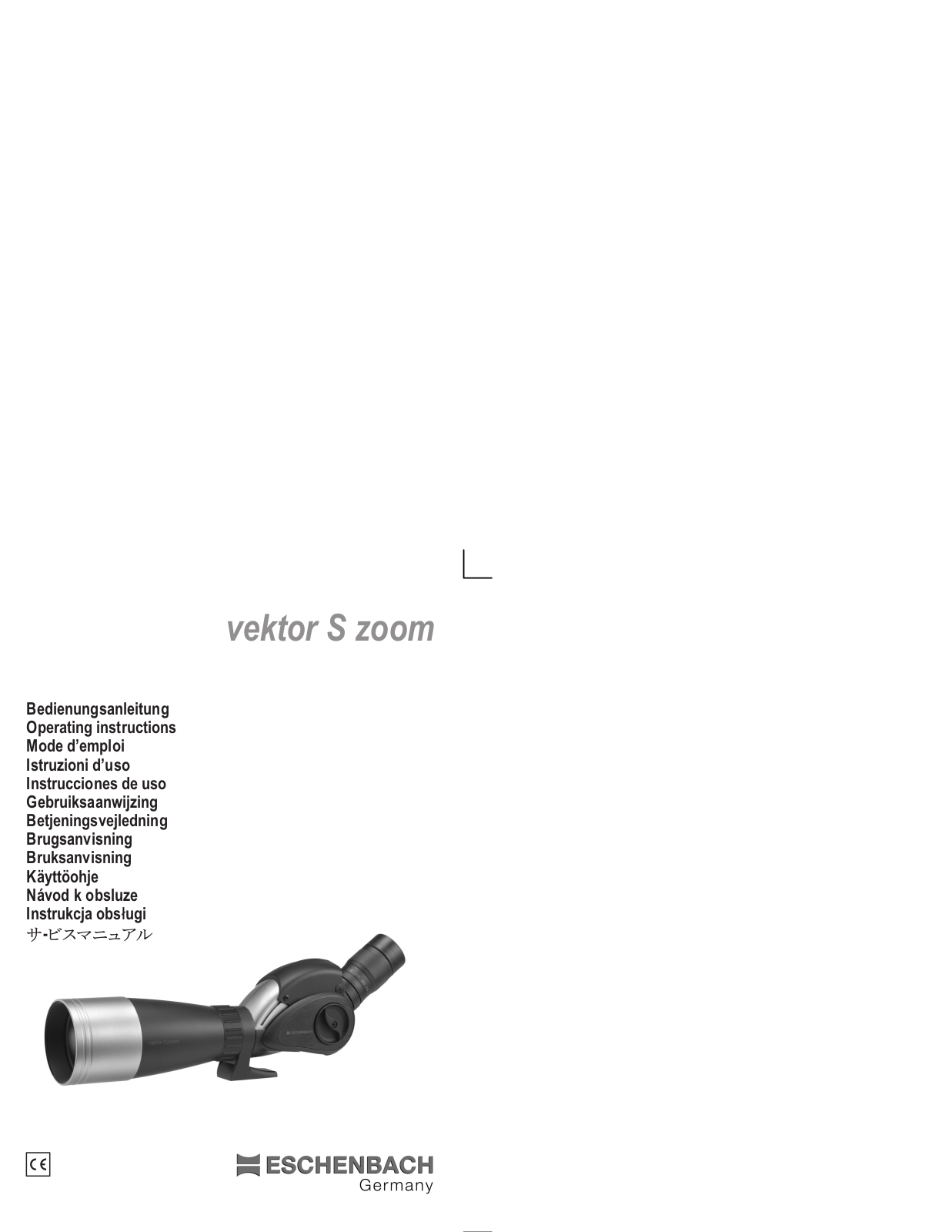 Eschenbach Vektor S zoom User manual