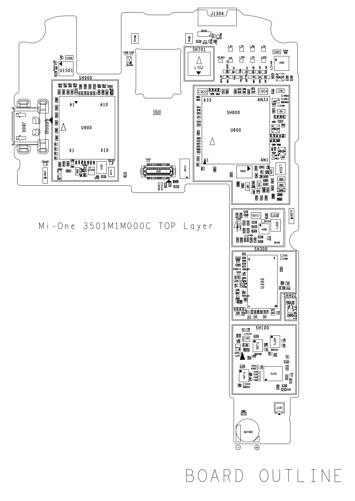 Xiaomi Mi1 Schematic Top