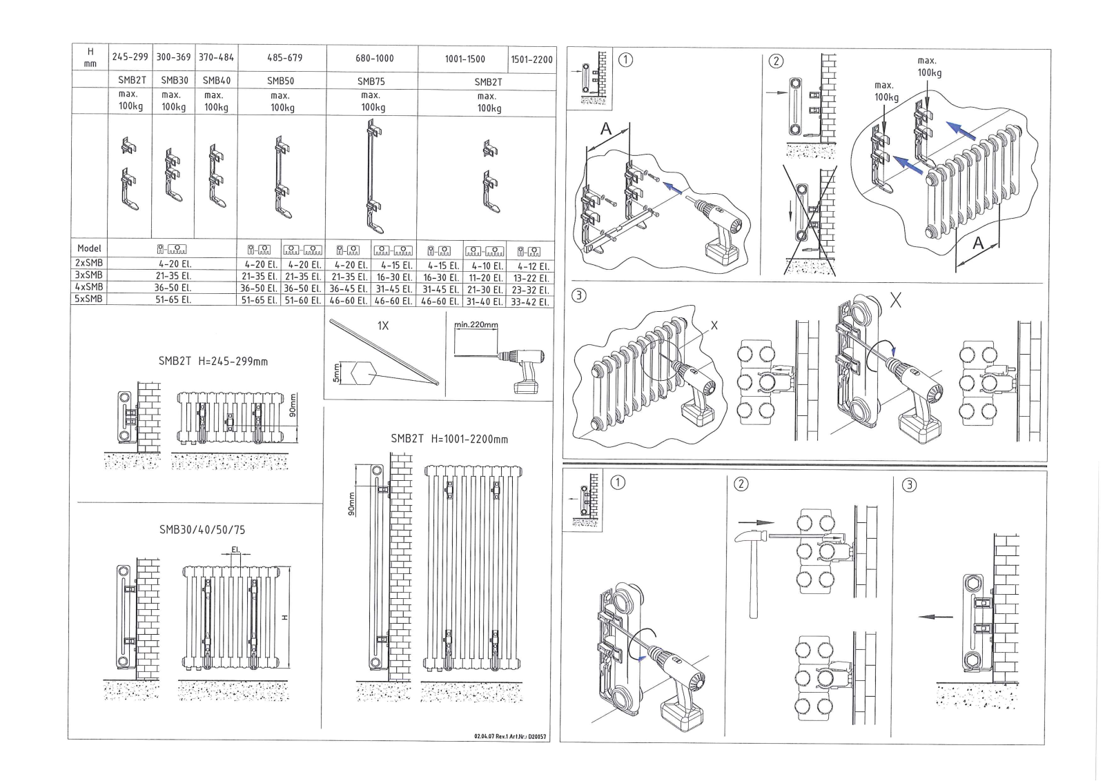 Acova VUELTA PLINTHE TMC-SR Installation Manual