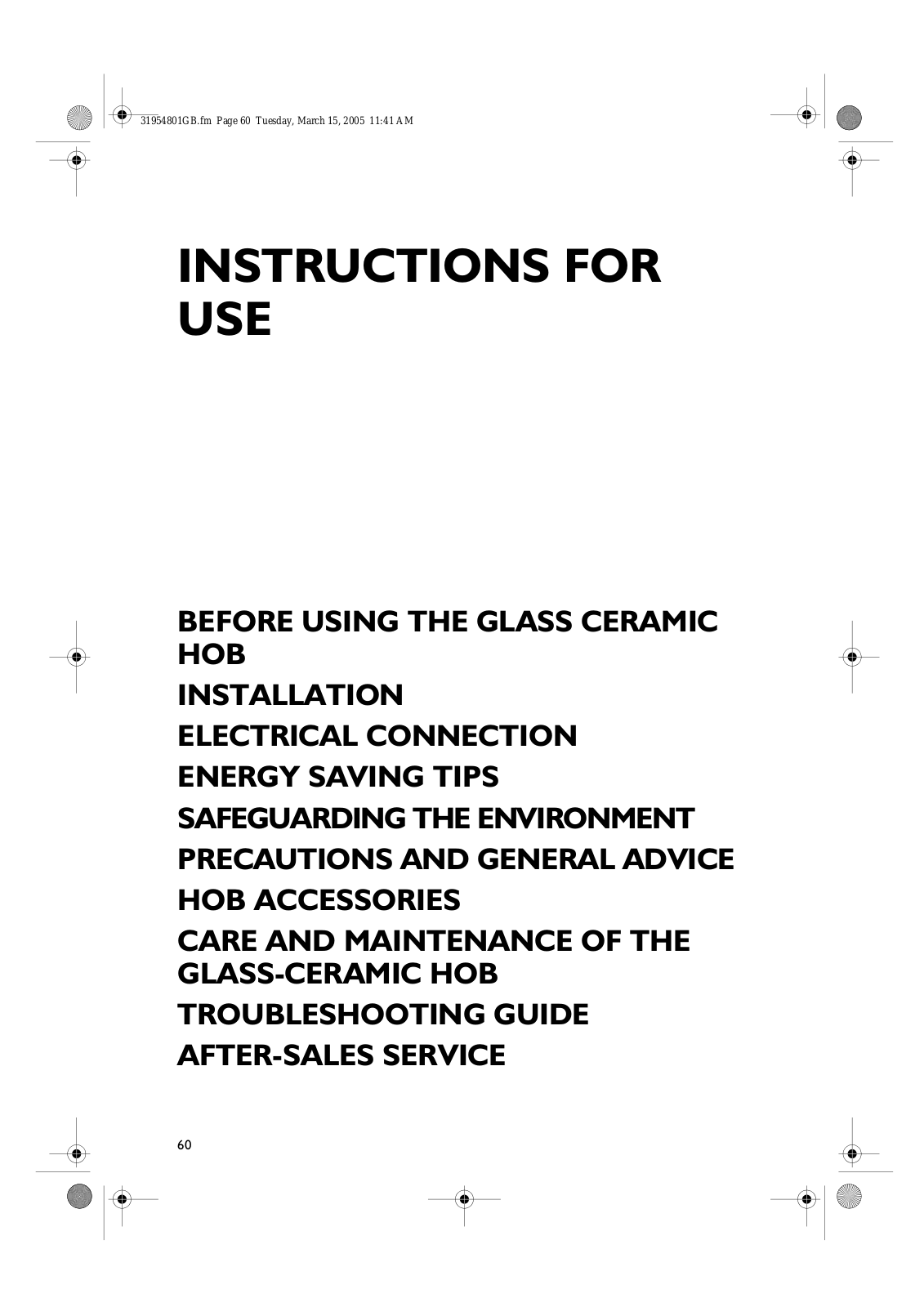 WHIRLPOOL AKM 990/BA/01 User Manual