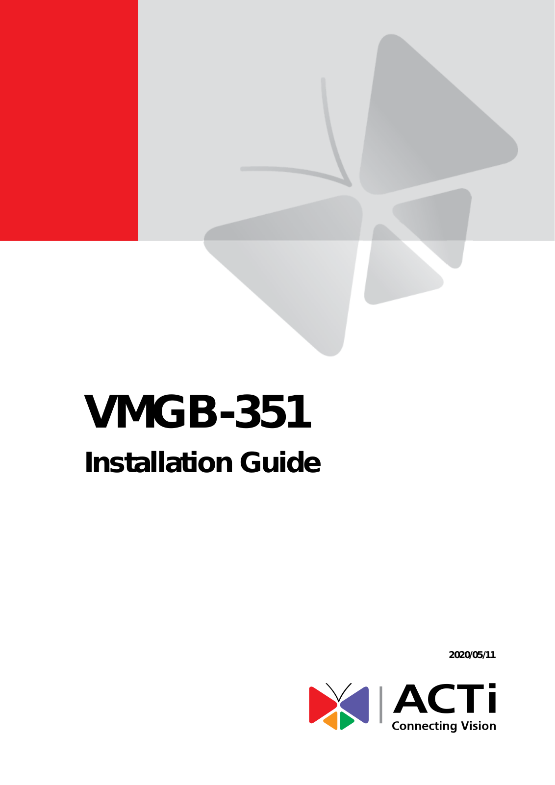 ACTi VMGB-351 User Manual