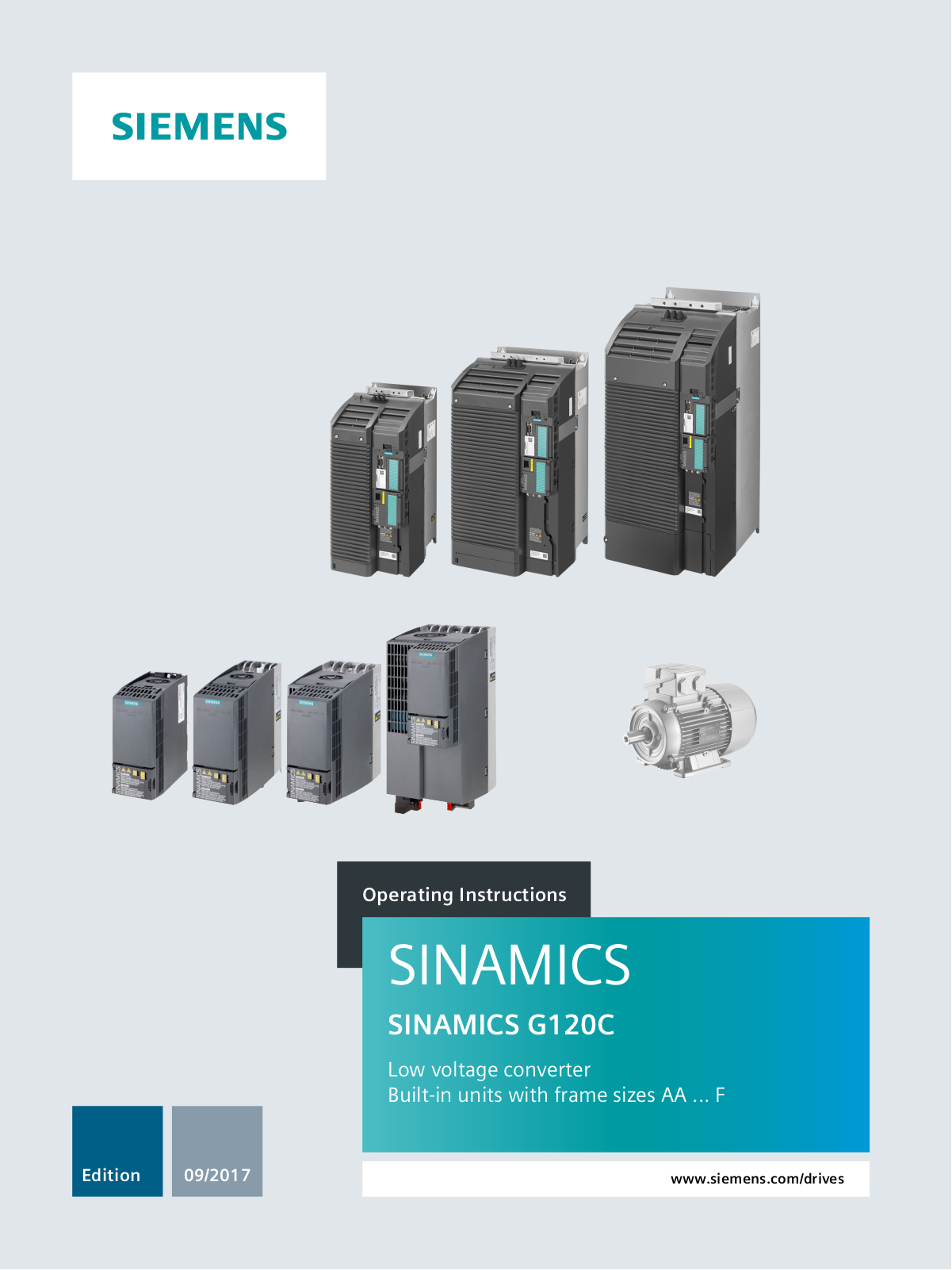 Siemens SINAMICS G120C USS/MB, SINAMICS G120C DP, SINAMICS G120C PN Operating Instructions Manual