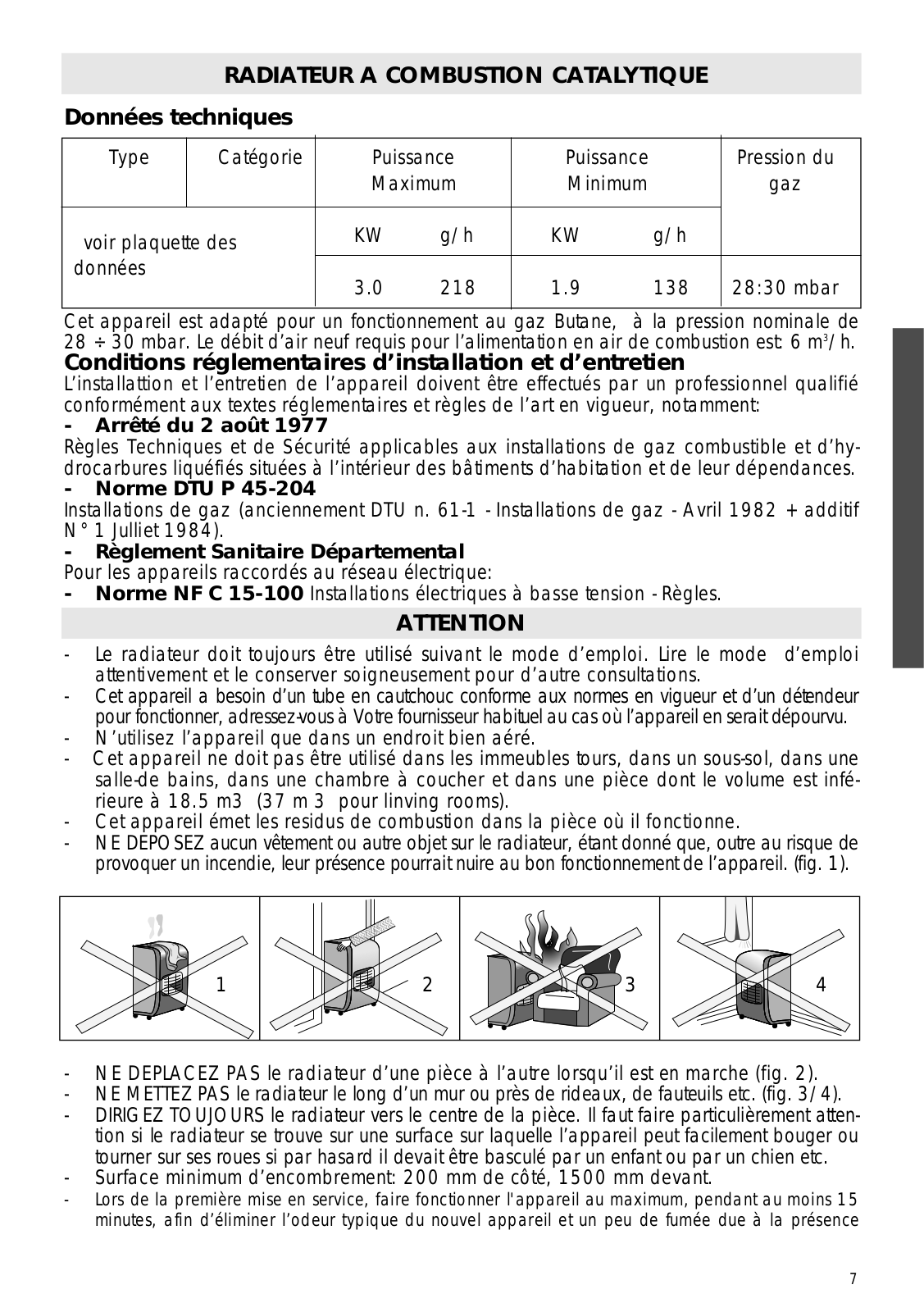 Delonghi SC 852, CH 2, CHF 2 Instructions Manual