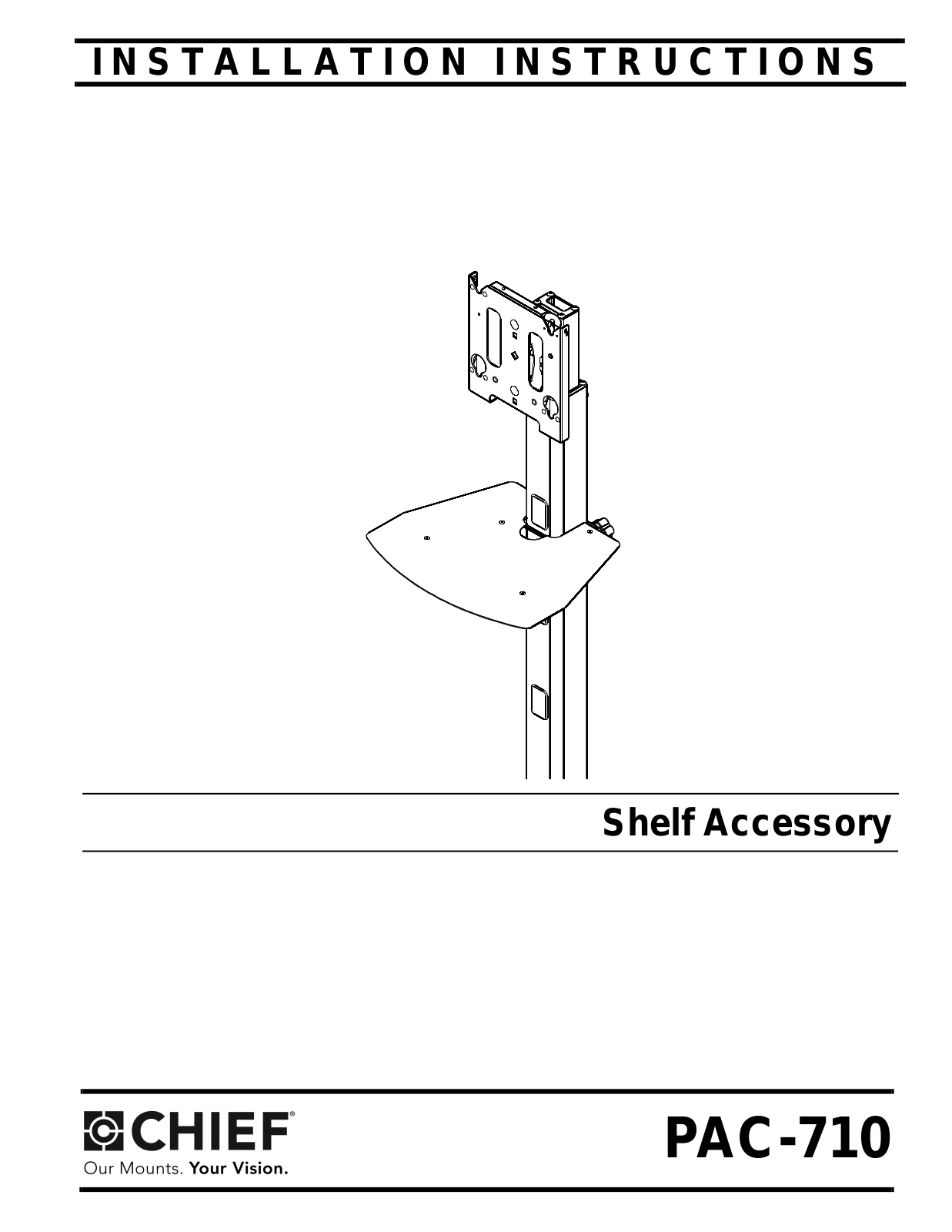 CHIEF PAC710 User Manual