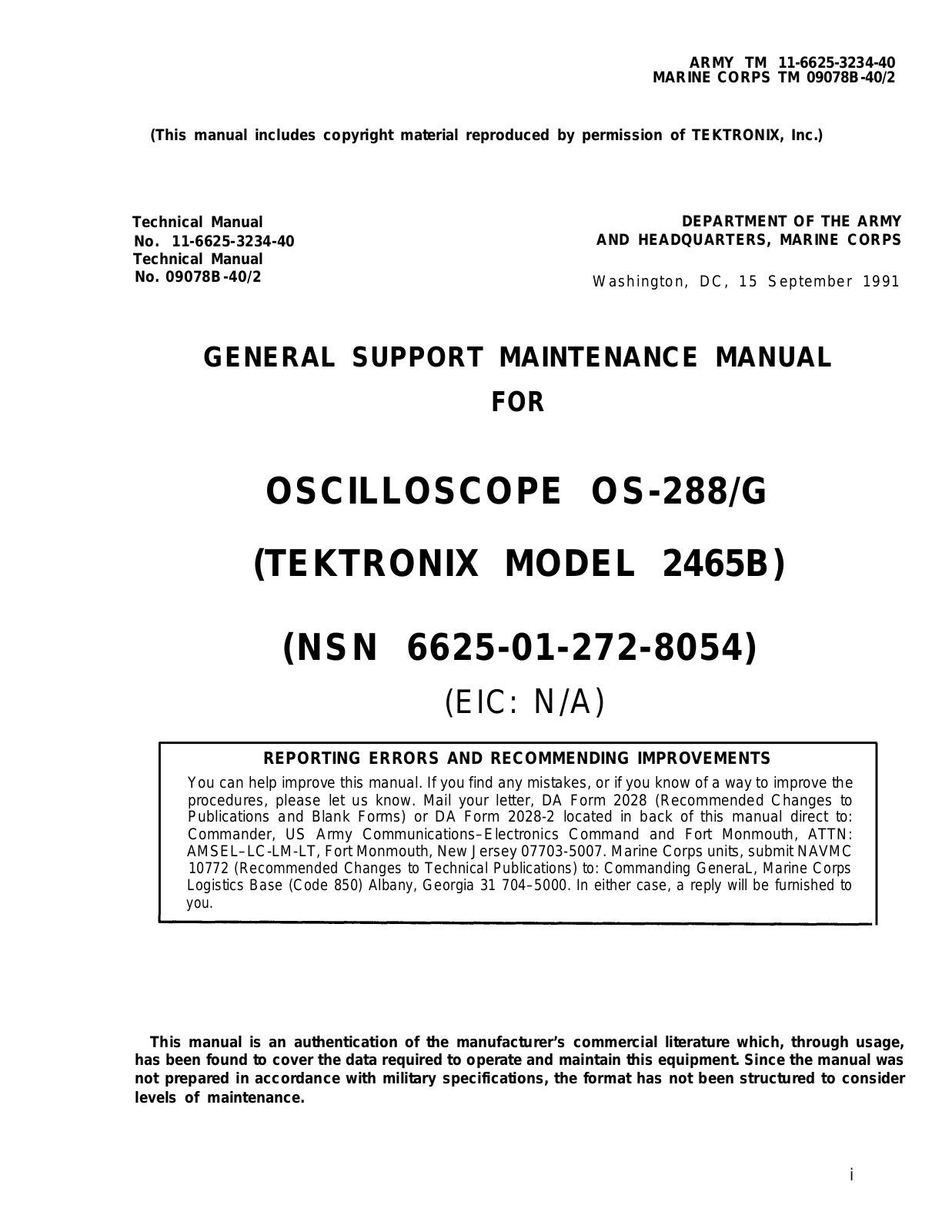 Tektronix 2465b schematic