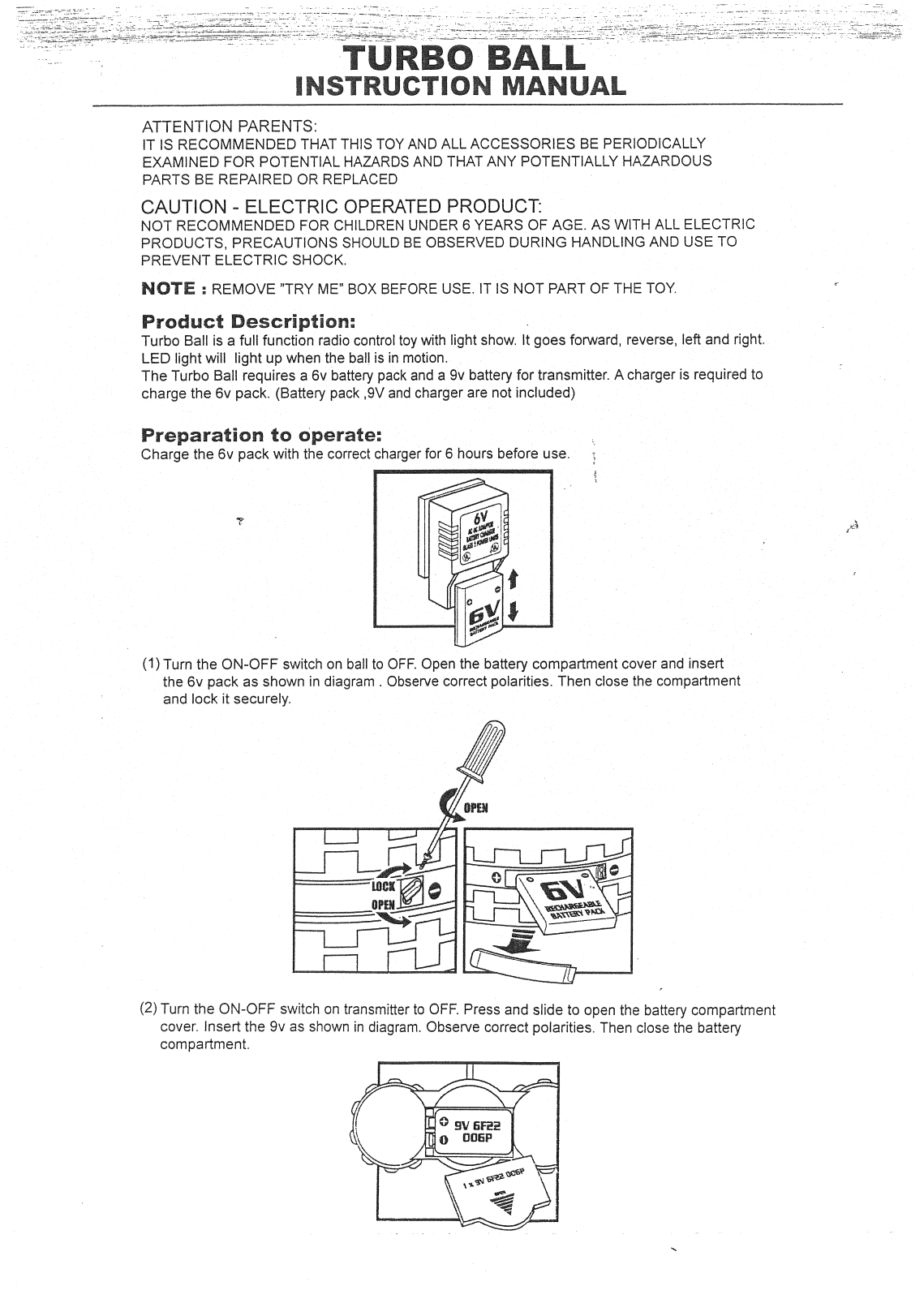 K and B 12529R, 12527T, 12529T Users Manual