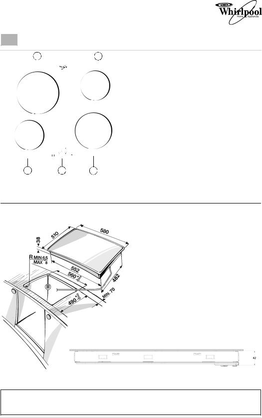 Whirlpool AKT 808/IX, AKT 808/NE PROGRAM CHART