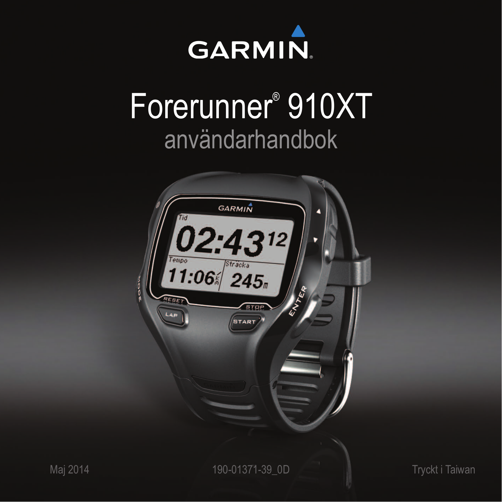 Garmin Forerunner 910XT User manual