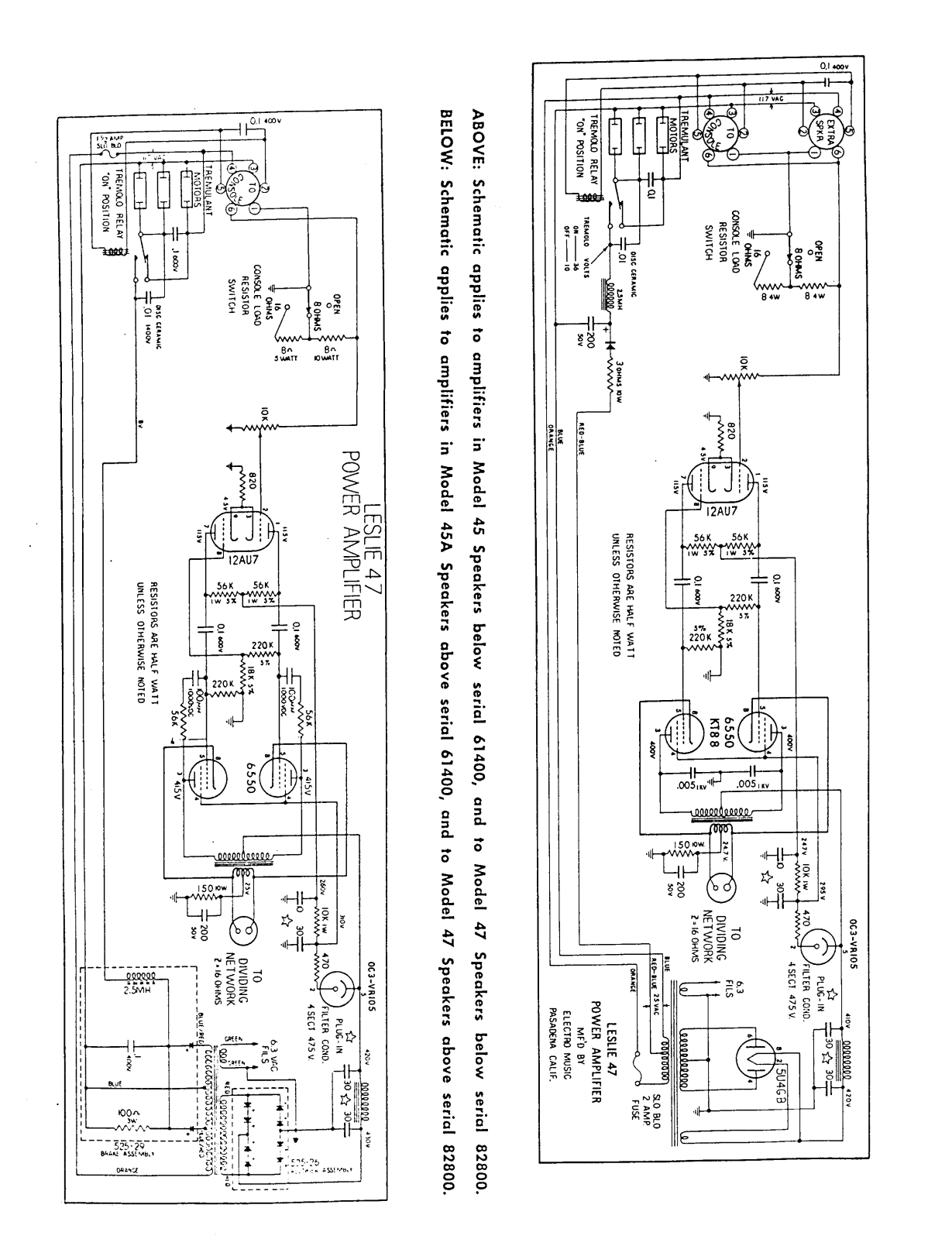 Leslie 47 schematic