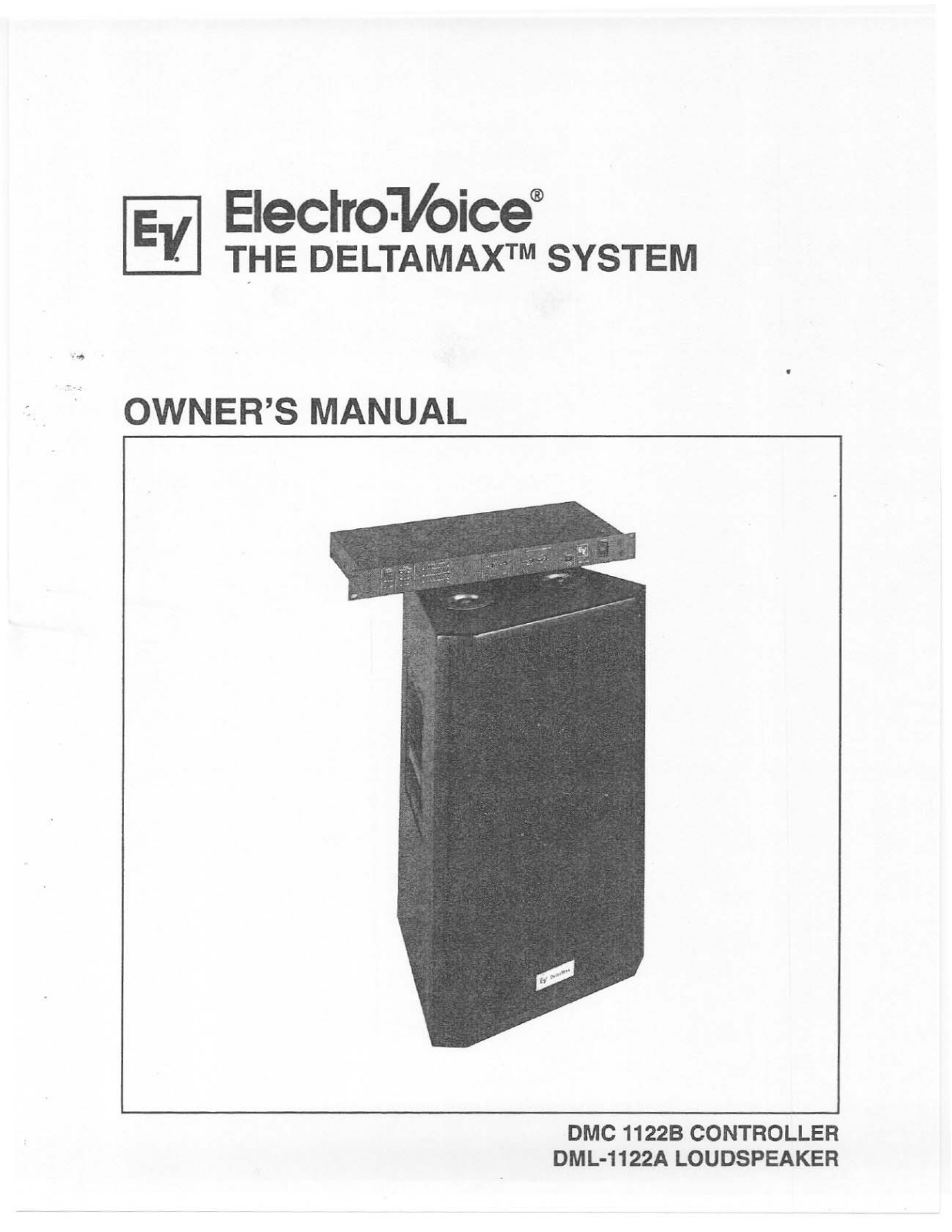 Electro-voice DMC 1122B, DML-1122A User Manual