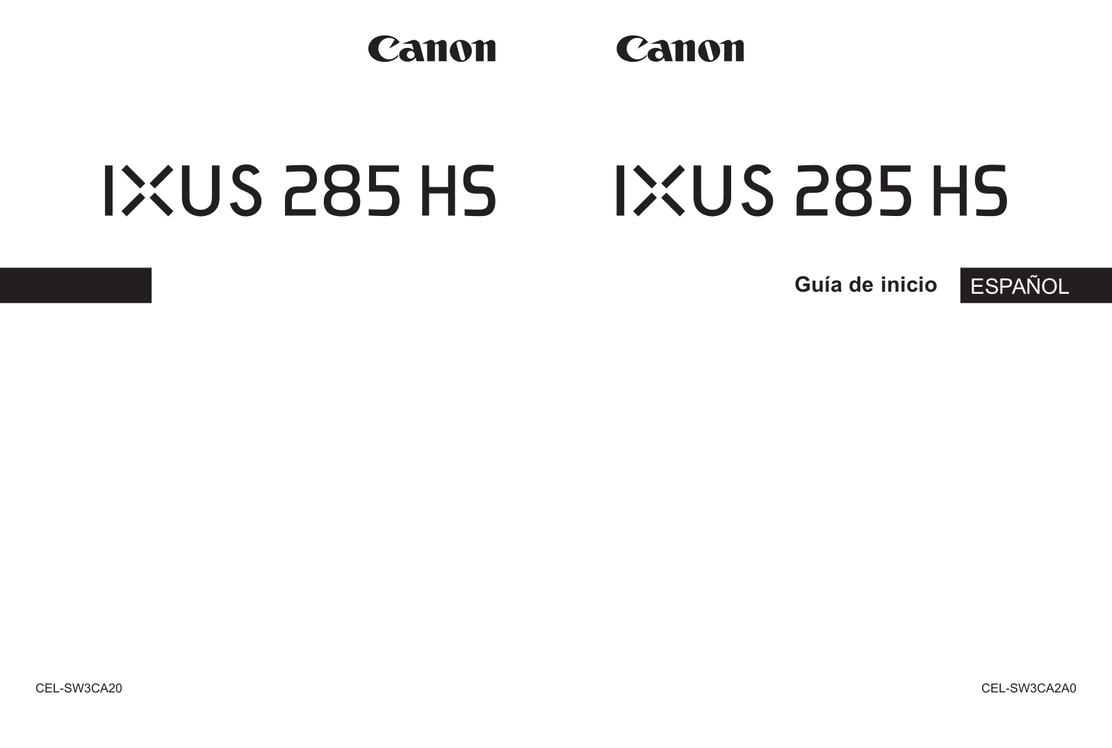 Canon IXUS 285 HS User Manual