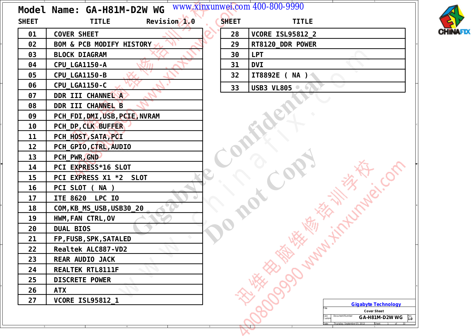 Gigabyte GA-H81M-D2WWG_R10 Schematics