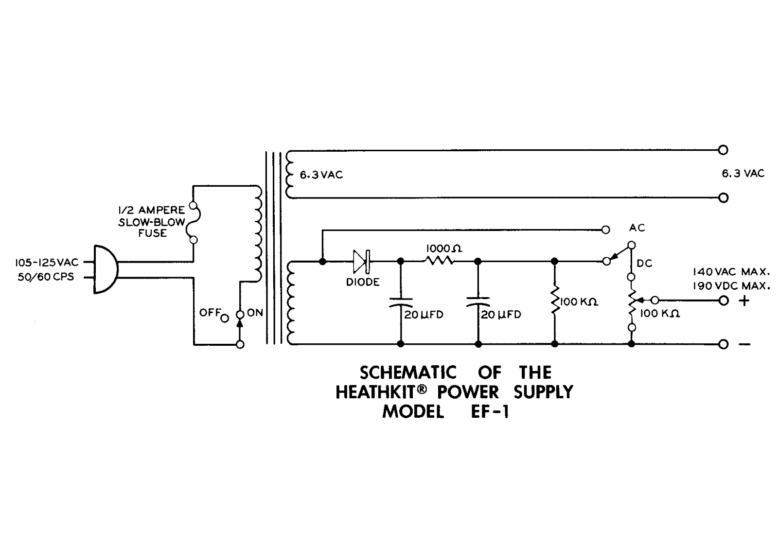 Heathkit ef 1 schematic