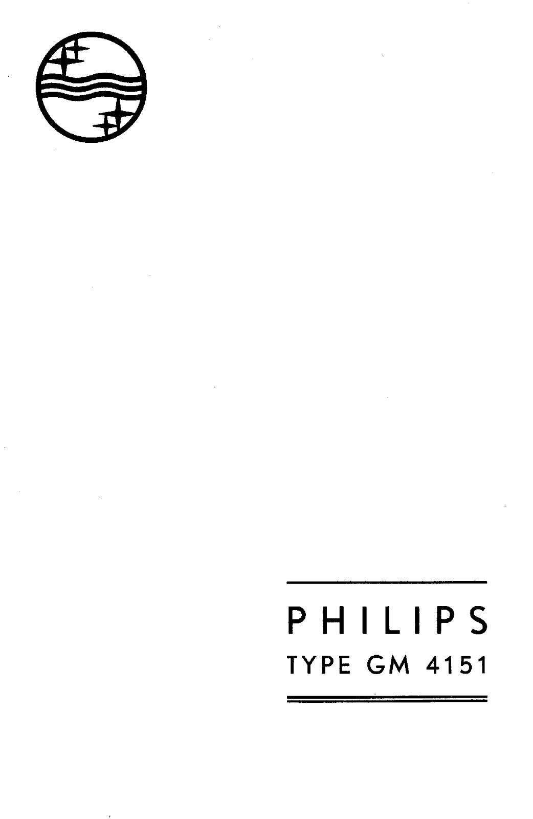Philips gm4151 schematic