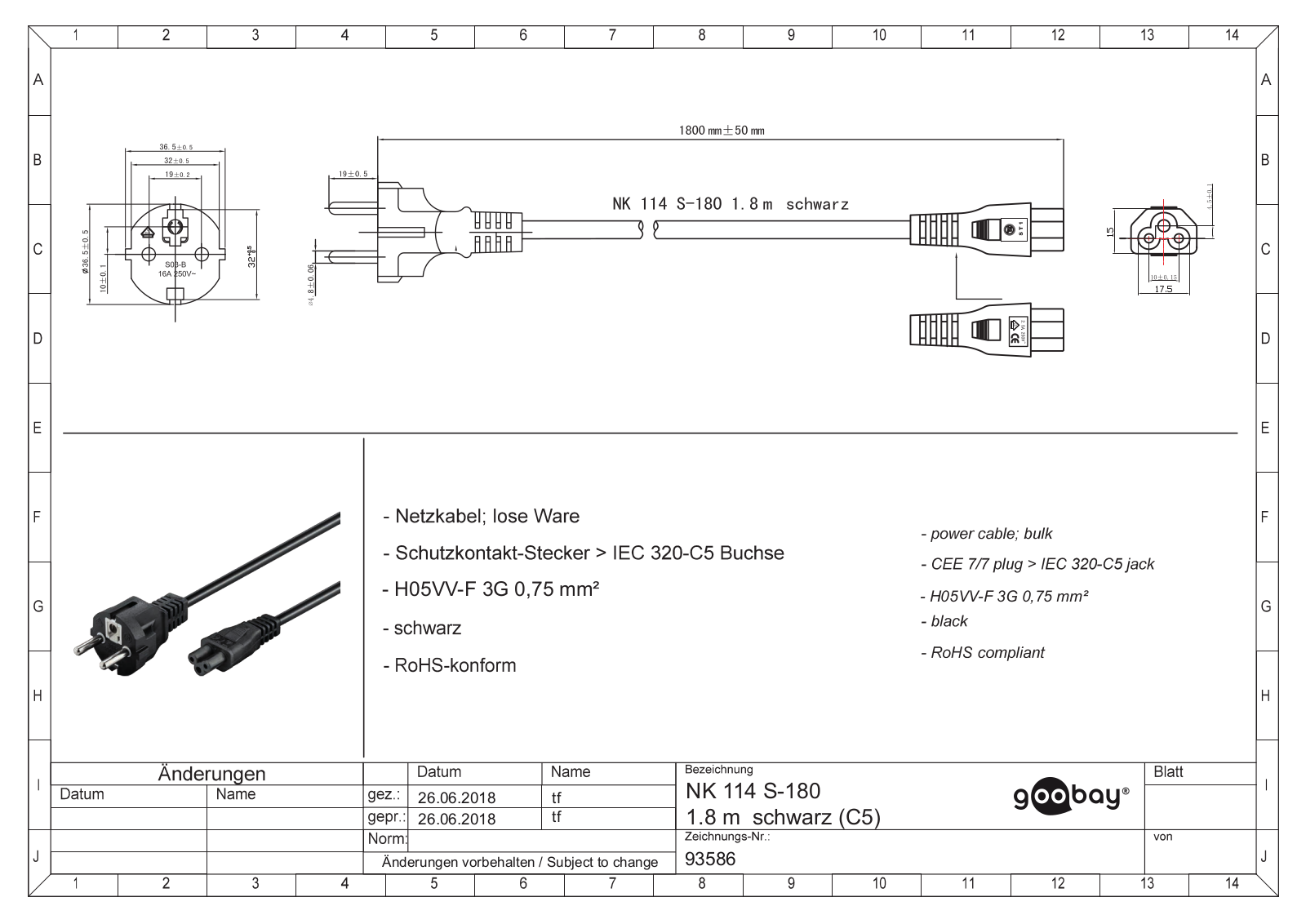 GOOBAY 93586 Datasheet - ManualMachine.com