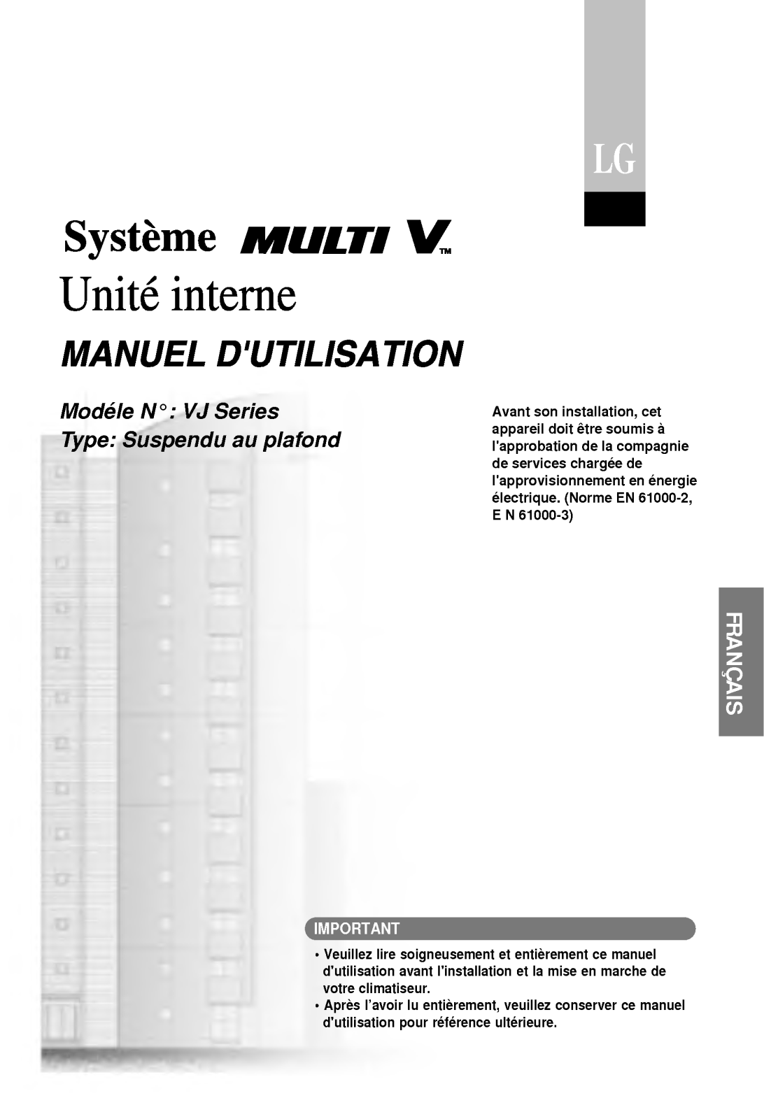 LG ARNU18GVJA1 User Manual