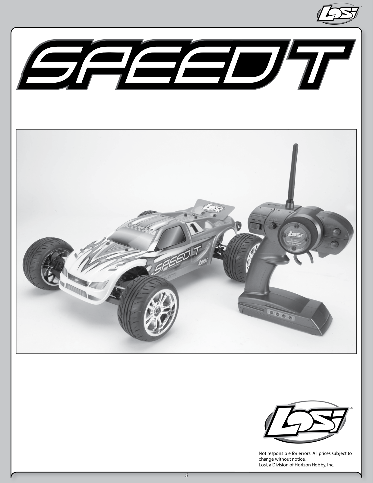 Losi LOSB0101 User Manual