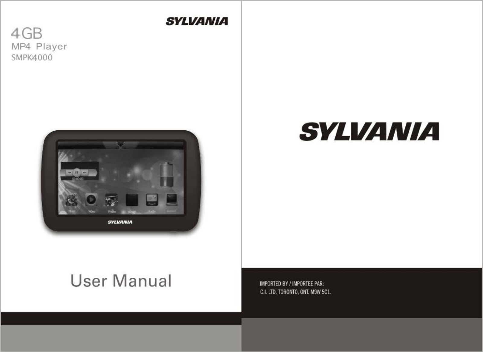 Sylvania SMPK 4000 User Manual