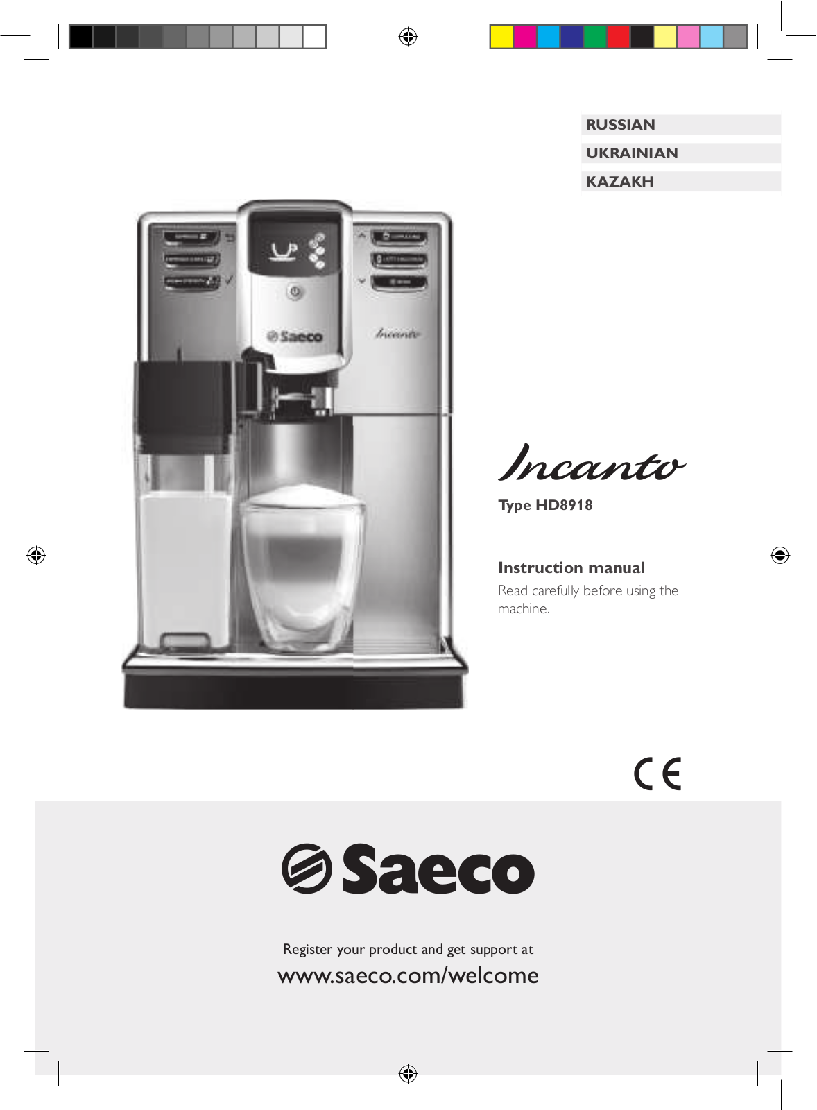 Saeco HD8918-09 User Manual