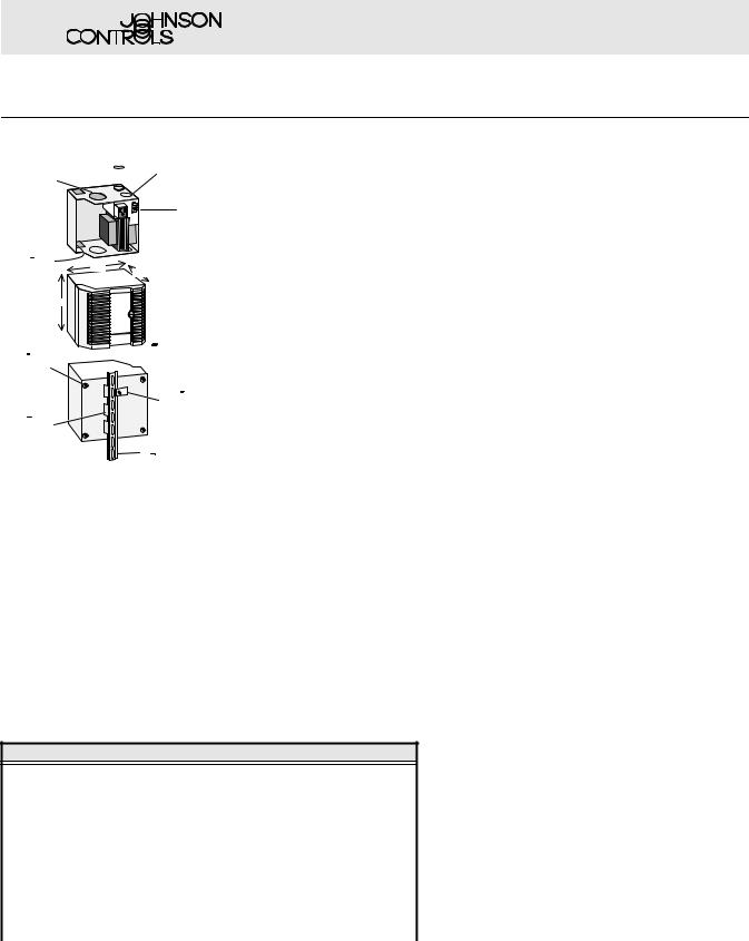 Johnson Controls AS-XFR Series Catalog Page