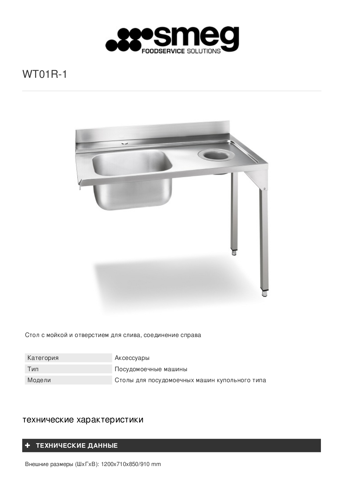 Smeg WT01R-1 User Manual