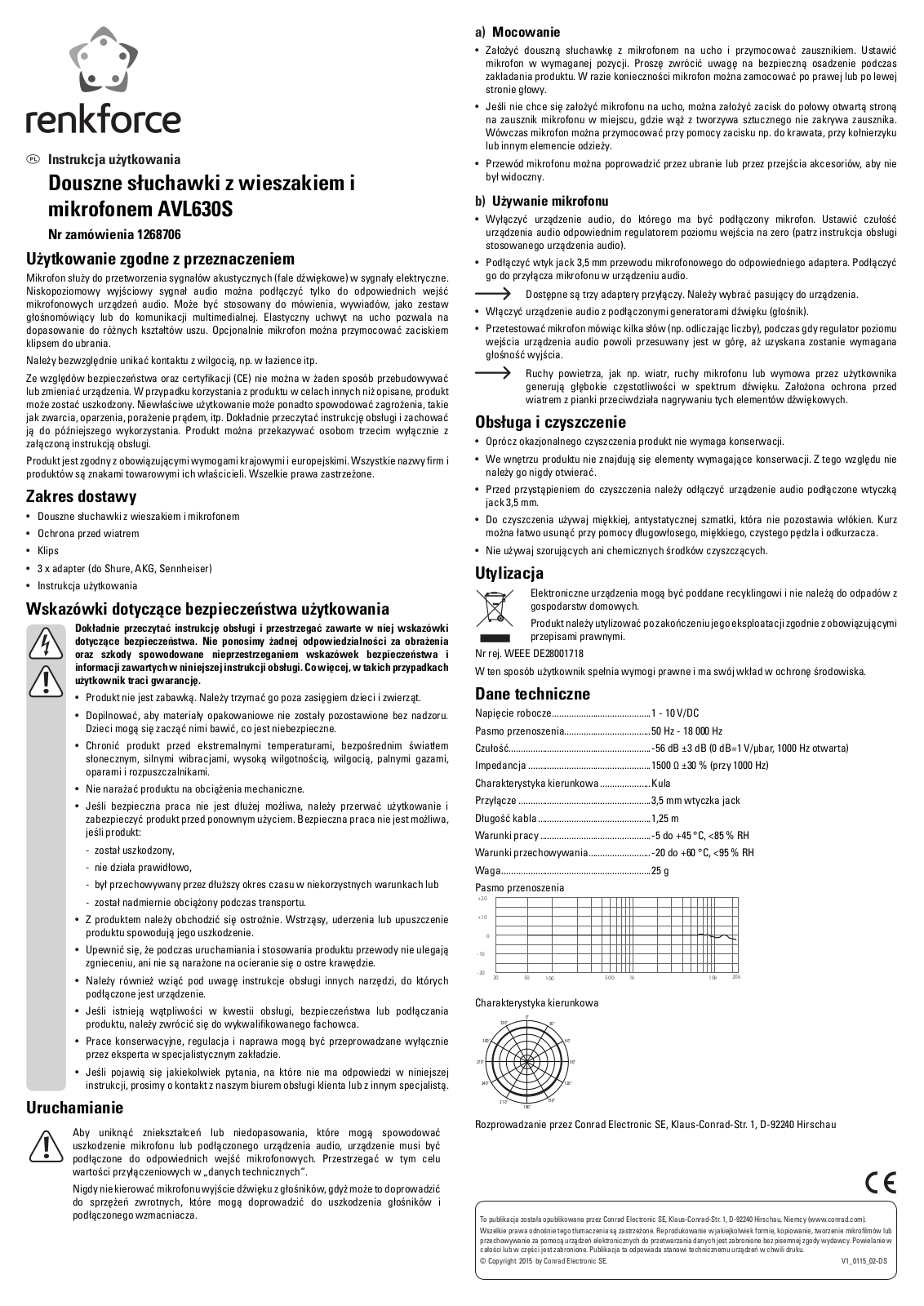 Renkforce AVL630S User guide