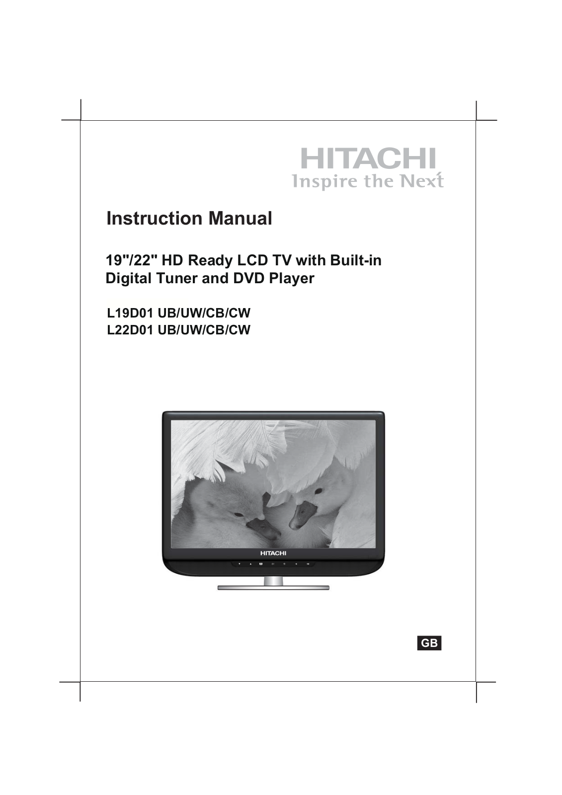 HITACHI L22D01UB User Manual