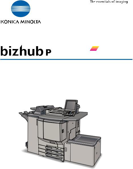 Konica minolta BIZHUB PRO C5500 User Manual