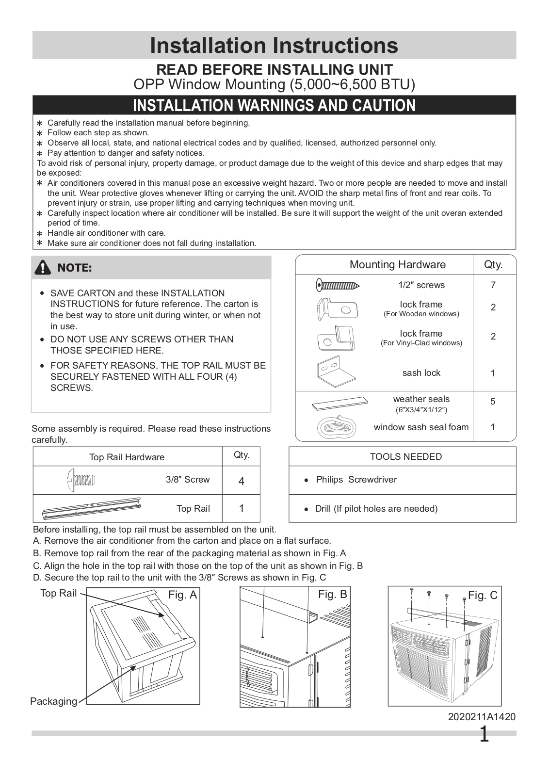 FRIGIDAIRE FRA053XT7 User Manual