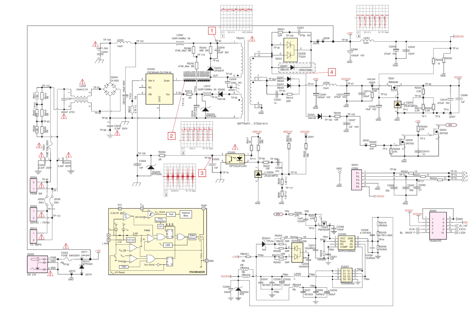 Beko YTF194-08 Schematic