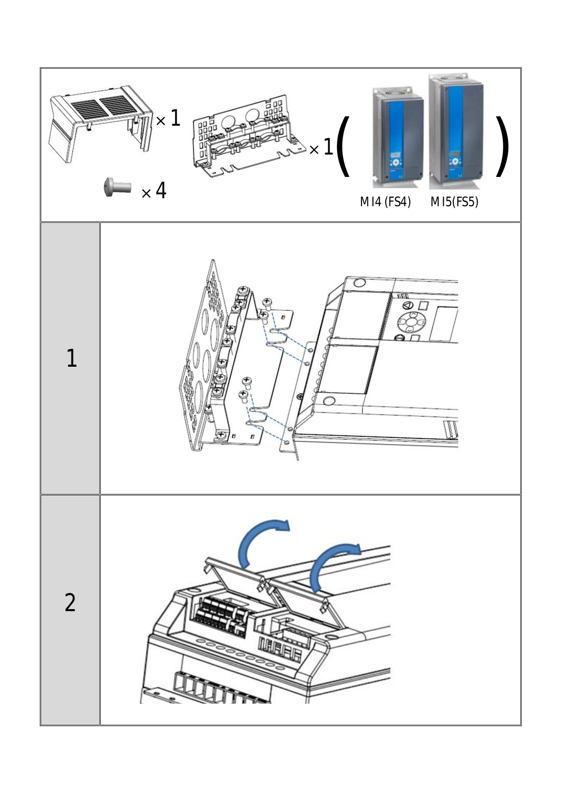 Danfoss MI4, MI5 Installation guide