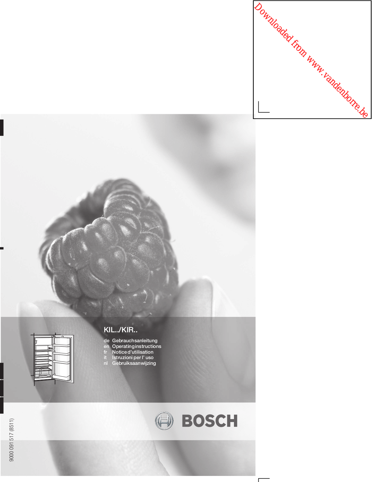 BOSCH KIR24V51 User Manual