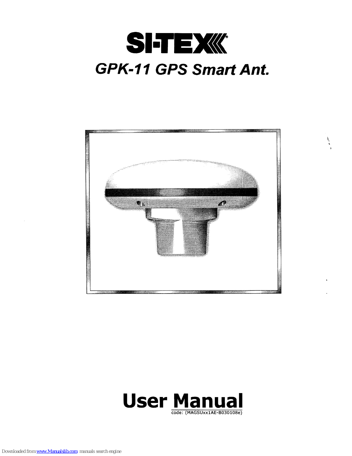 Si-tex GPK-11 User Manual