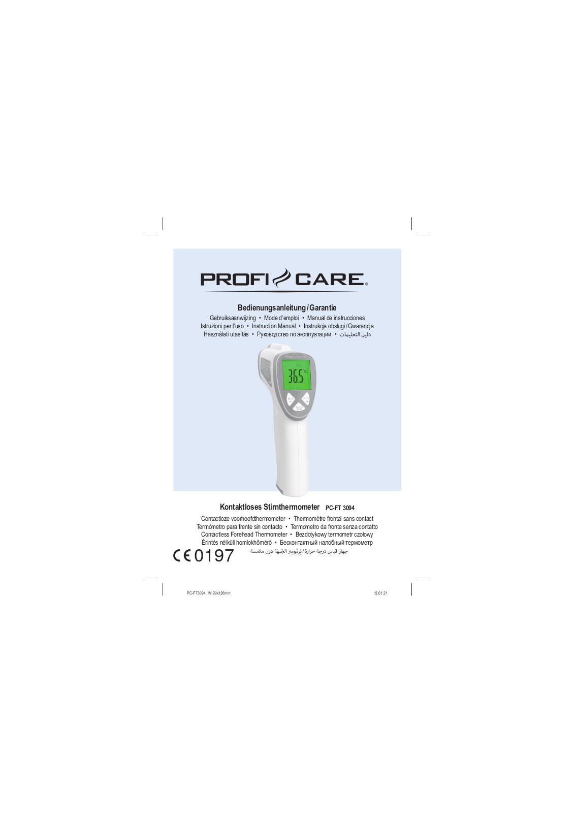 Profi-Care PC-FT 3094 User guide