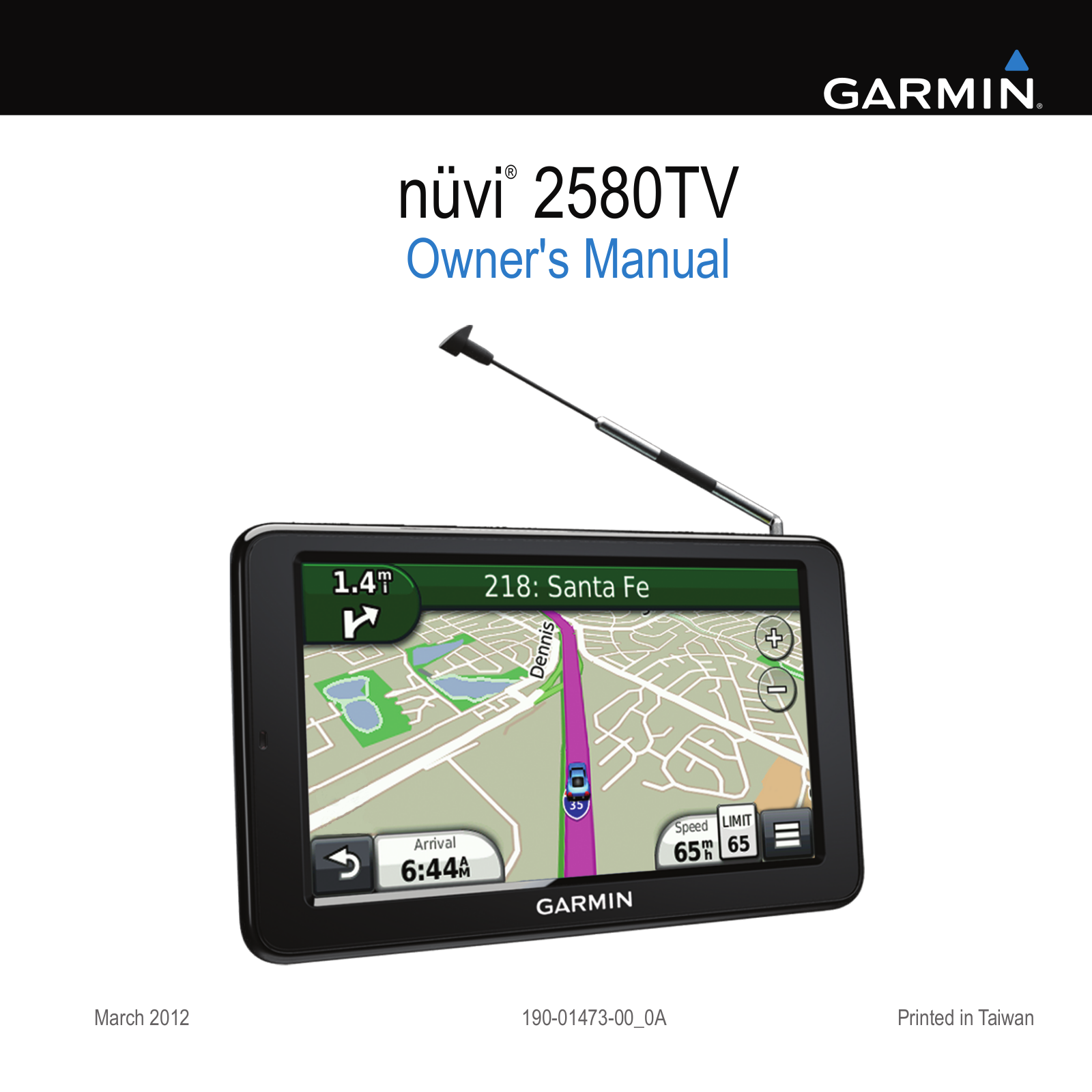 Garmin nuvi 2580TV Owners Manual