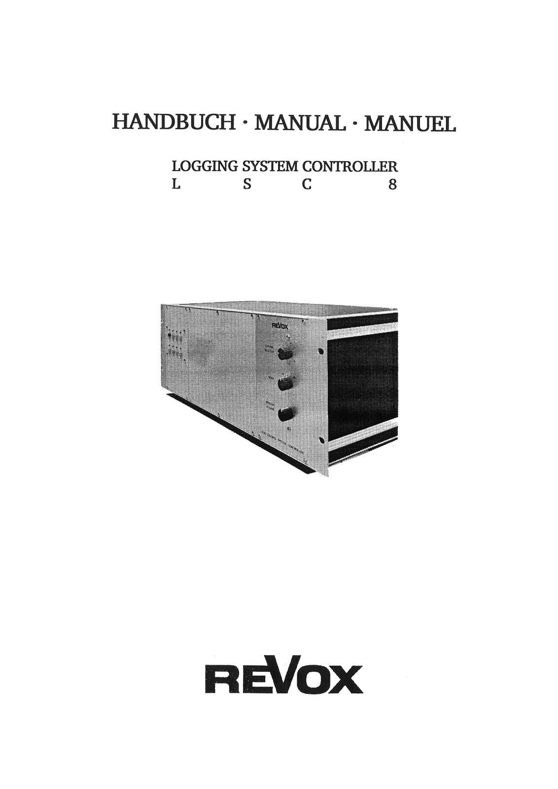 Revox LSC-8 Service manual