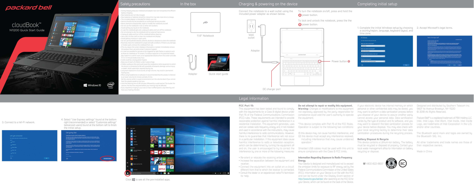 Packard bell N1200 User Manual