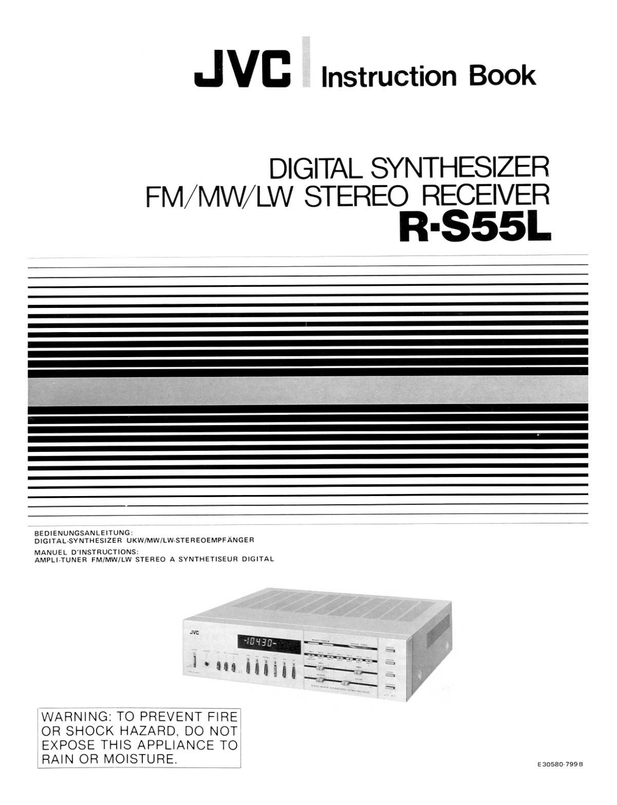 JVC RS-55-L Owners manual