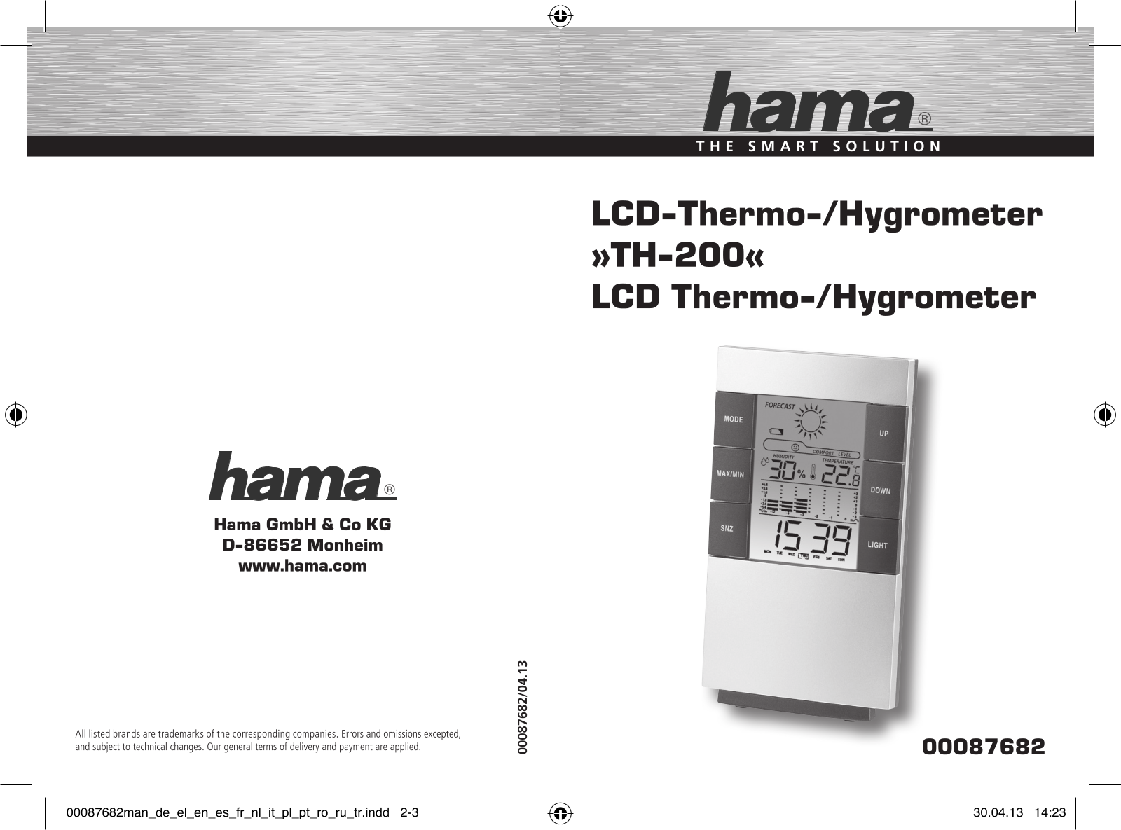 HAMA TH-200 User Manual